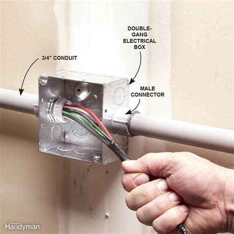 emt to electrical box installation